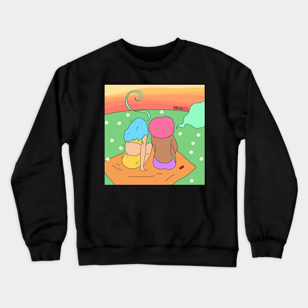 BFF Crewneck Sweatshirt by Ranaawadallah